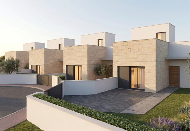 4-Bedroom Homes with Pool and Garden in Mazarrón Murcia1