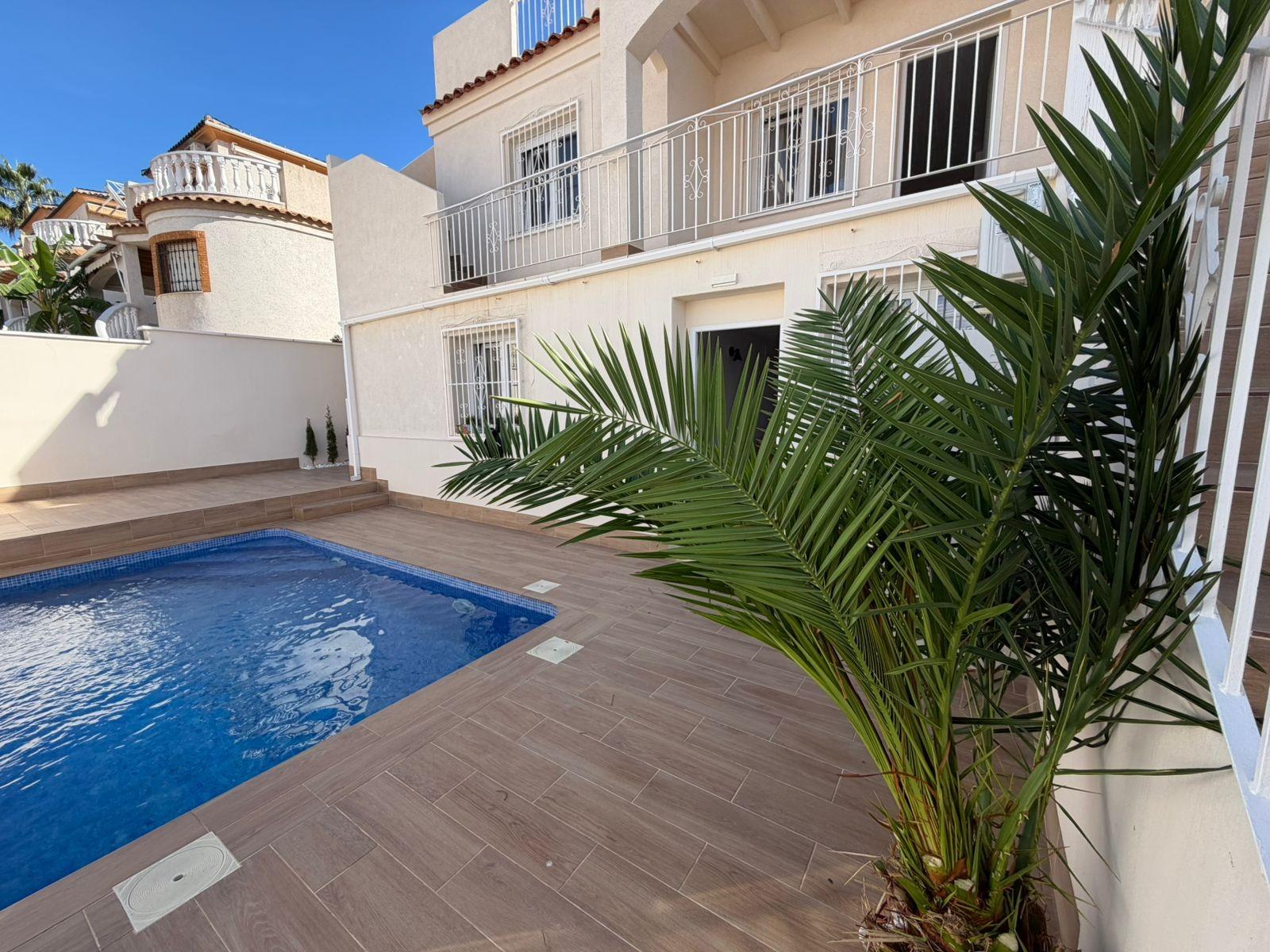 Brand New Renovated 4-Bedroom Semi-Detached House with Private Pool & Solarium for Sale in La Mata, Torrevieja 2