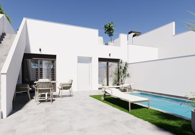 Contemporary Single-Level Villas with Pool in Roldán Resort1