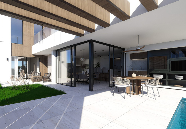 Front Line Lake View Villas in Santa Rosalía Torre-Pacheco4