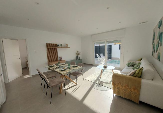Modern Bungalows with Private Pools and Parking in Roldán Murcia14