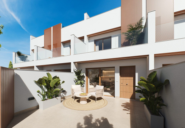 3-Bedroom Townhouses with Private Pool in San Pedro del Pinatar2