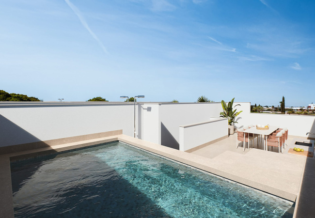 3-Bedroom Townhouses with Private Pool in San Pedro del Pinatar4