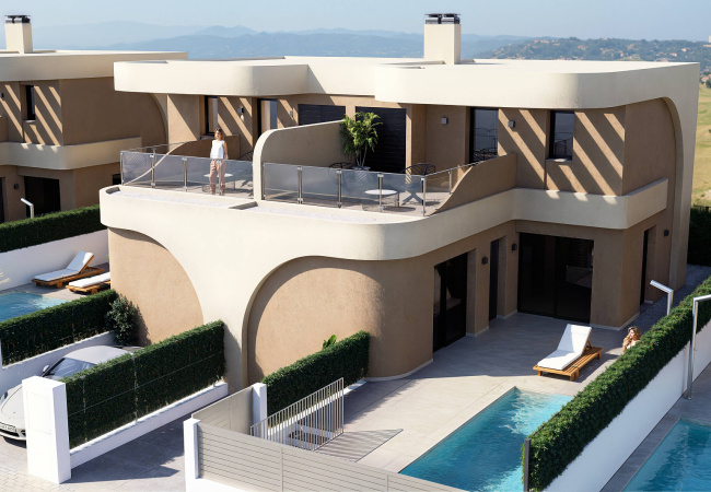 3 Bedroom Villas with Optional Pool in Alicante Daya Nueva1