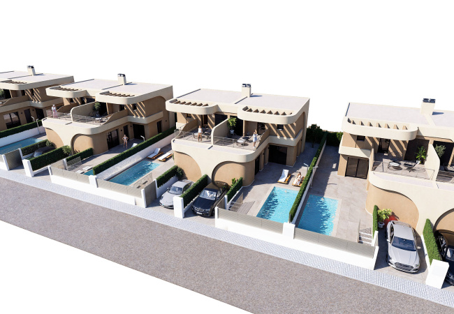 3 Bedroom Villas with Optional Pool in Alicante Daya Nueva8