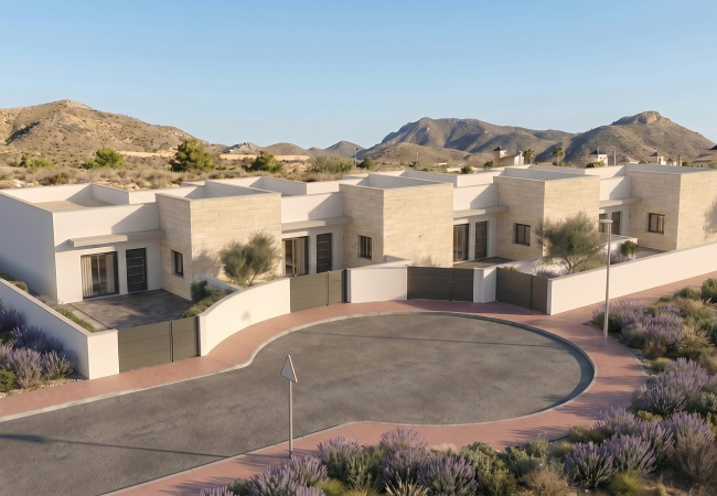 Modern 3-Bedroom Townhouses with Pools in Mazarrón1