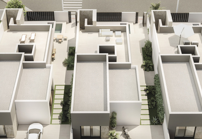 Modern Bungalows with Pool and Garden in San Juan Terreros Almería1