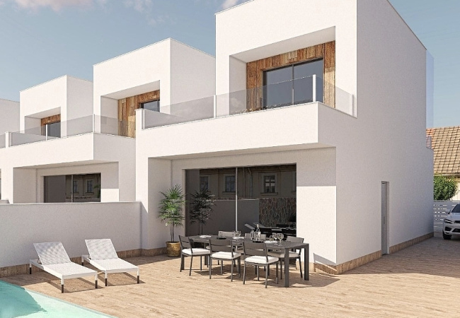 Villas with Private Pools and Parking in San Pedro del Pinatar1